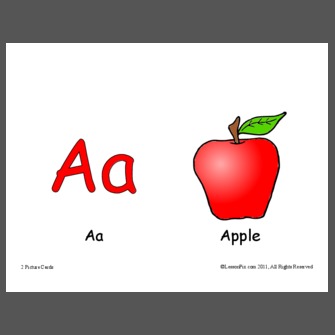 Aa is for apple